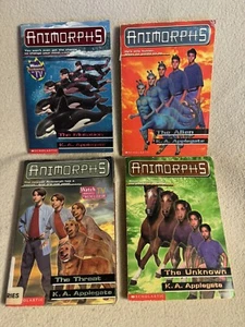 Animorphs Book Lot 4 FIRST PRINTING Nostalgia 90s Vintage Kids Horror Sci Fi - Imagen 1 de 18