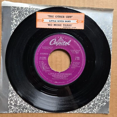 LITTLE RIVER BAND The Other Guy/No More Tears 45 7" POP ROCK Record Vinyl - Image 1 of 2