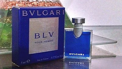 Bvlgari BLV pour homme 5 ml/.17 oz edt miniature vintage  - Image 1 of 3