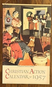 Calendario Gosser Funerale Casa Liberty Kentucky 1957 - Foto 1 di 4