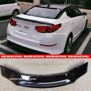 Gloss Black Rear Trunk Spoiler Wing R Style For 2011-2015 Kia Optima / K5 - Picture 1 of 18