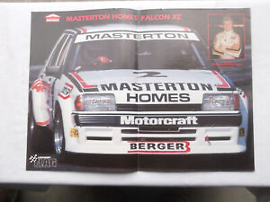 Steve Masterton XE Ford Falcon Racing Magazine Poster Palmer Masteron Homes