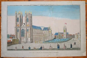 LONDRES - VISTA EXTERIOR DE LA ABADÍA DE WESTMINSTER, ALREDEDOR DE 1760. - Imagen 1 de 1