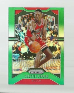 2019-20 Panini Prizm Green Prizm Scottie Pippen #10 Chicago Bulls - Imagen 1 de 1