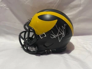 Mini Casco Firmado Michigan Wolverines SHERRONE MOORE - Imagen 1 de 1