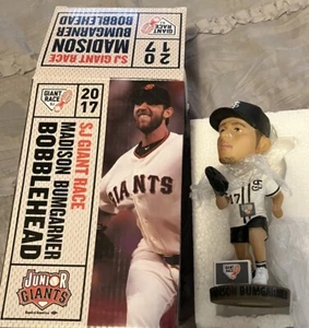 MADISON BUMGARNER San Francisco GIANTS 2017 Bobblehead SGA Great Race Baseball - Picture 1 of 2