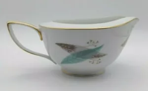 Noritake Japan Creamer only Gold accents Leaves EUC - Picture 1 of 8