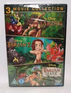 Tarzan / Tarzan 2 / Tarzan & Jane Disney DVD 2009 Sealed Uk Region 2 Dvd Set - Imagen 1 de 3