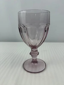 Schöne lila Libbey Duratuff Pflaume Wasser Wein Kelche - 63/4" hoch - Bild 1 von 15