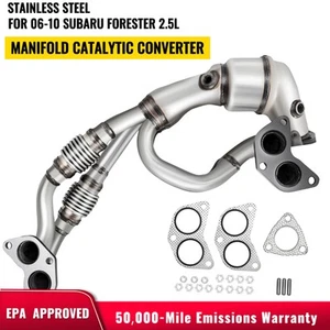 Exhaust Manifold Gasket Exhaust Manifold Bolts For for 06-10 Subaru Forester Imp - Picture 1 of 12