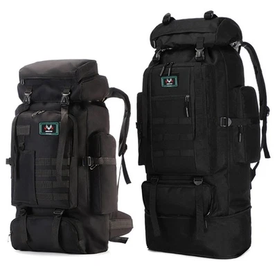 70L100L Army Rucksack Molle Groß Armee Wandern Trekking Bundeswehr Kampfrucksack - Bild 1 von 4