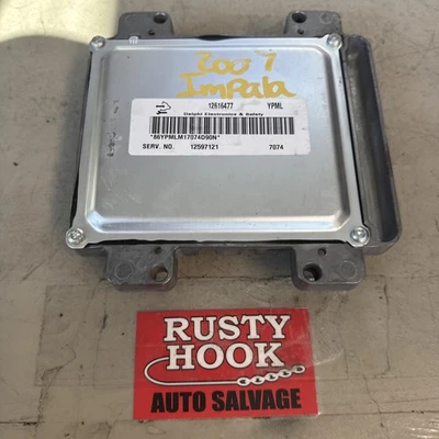 2007 CHEVROLET IMPALA OEM ECU COMPUTER 12616477 - Image 1 of 4