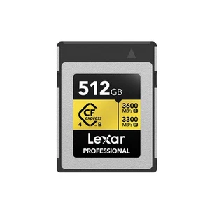 Lexar LCXEXP4512G-RNENG Professional Gold Cfexpress 512gb 4.0 Type B Card - Picture 1 of 1