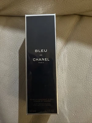 Blue De Chanel 2 In 1 Moisturizer For Fave And Beard (50ml) Sealed - Image 1 of 3