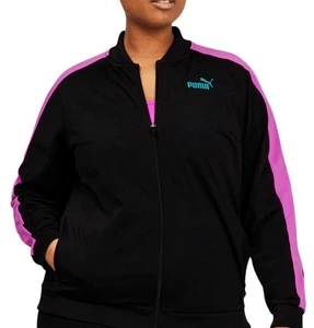 Puma Women's Zip-Front Track Jacket Size 3X - Picture 1 of 3