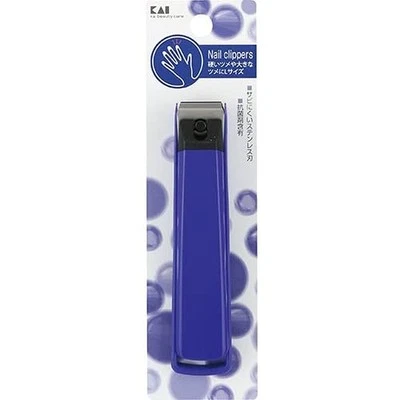 Cortaúñas KAI Selección Estándar L Hoja Recta Hecho en Japón Pie HL0603 Foto 1 de 2