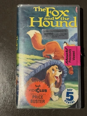 The Fox and the Hound (1994) VHS - Walt Disney Classics - Former Rental - Rare - Image 1 of 3