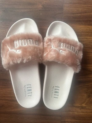 Fenty X Puma Rihanna Mujer Piel Slide Clamshell Rosa Talla 10 Foto 1 de 4