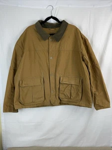 Cabelas Jacke Herren XL braun gesteppt Canvas Outdoor Feld Jagd Wild Tasche - Bild 1 von 24