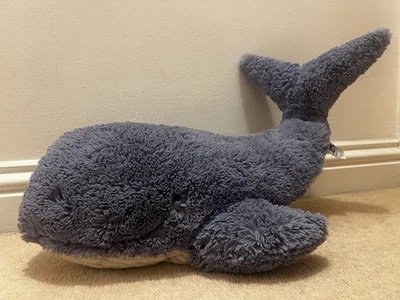 Jellycat Wilbur Whale Large Plush Toy - Image 1 of 4