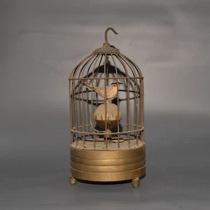 Pure copper birdcage clock - Picture 1 of 9