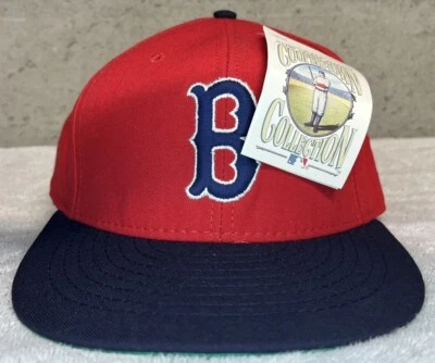 Vintage NWT Boston Red Sox Cooperstown Collection American Needle Fitted Hat 7 ½ - Image 1 of 4