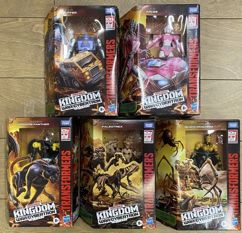 Hasbro Transformers Kingdom War For Cybertron Trilogy Lot Of 5 new figures Cover