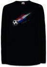 Croatia Football Comet I Kids Long Sleeve T-Shirt croatian Soccer Flag World