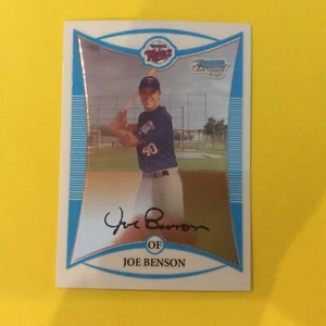 Bowman Chrome #BCP163 2008 Joe Benson Minnesota Twins - Imagen 1 de 2