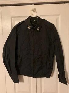 Patriot Navy Windbreaker Size 36L 1970s Vintage Men's Zipper Jacket & liner - Picture 1 of 4