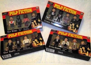 Kompletter Satz von VIER NEU IM KARTON NECA Pulp Fiction Mini Figur Szenen - 30th Anniversary! - Bild 1 von 6