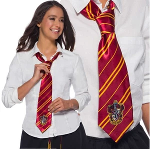 Harry Potter Striped Gryffindor School Boy Tie Book Day Fancy Dress Costume - Picture 1 of 1