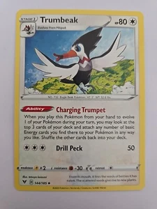 Tarjeta Pokémon Trumbeak 144/185 Vivid Voltage - Imagen 1 de 2