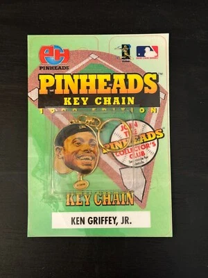 Vintage 1998 KEN GRIFFEY JR. Pinheads Collectable Key chain  RARE!! - Image 1 of 2