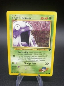 Koga's Grimer - Gym Challenge - #78/132 - Tarjeta Pokémon De Colección 2000 Casi Nuevo - Imagen 1 de 2