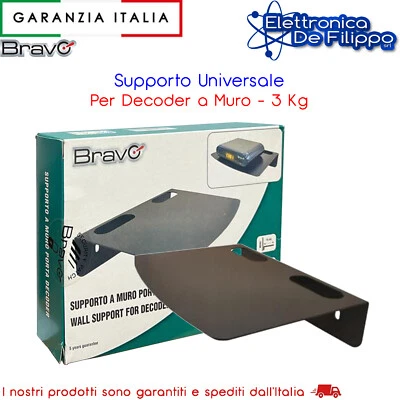 Supporto Universale Per Decoder a Muro - 3 Kg - Immagine 1 di 3