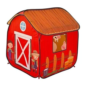 Kids Play Tent, Pop Up Barn Play Tent for Kids, Playhouse Indoor Barn Tent - Picture 1 of 7
