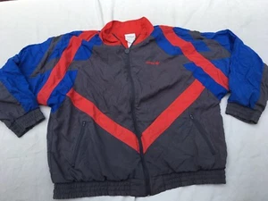 Chaqueta Rompevientos De Colección Años 80 90 ADIDAS TREFOIL Bloque de Color L Cremallera Completa Hechizo - Imagen 1 de 8
