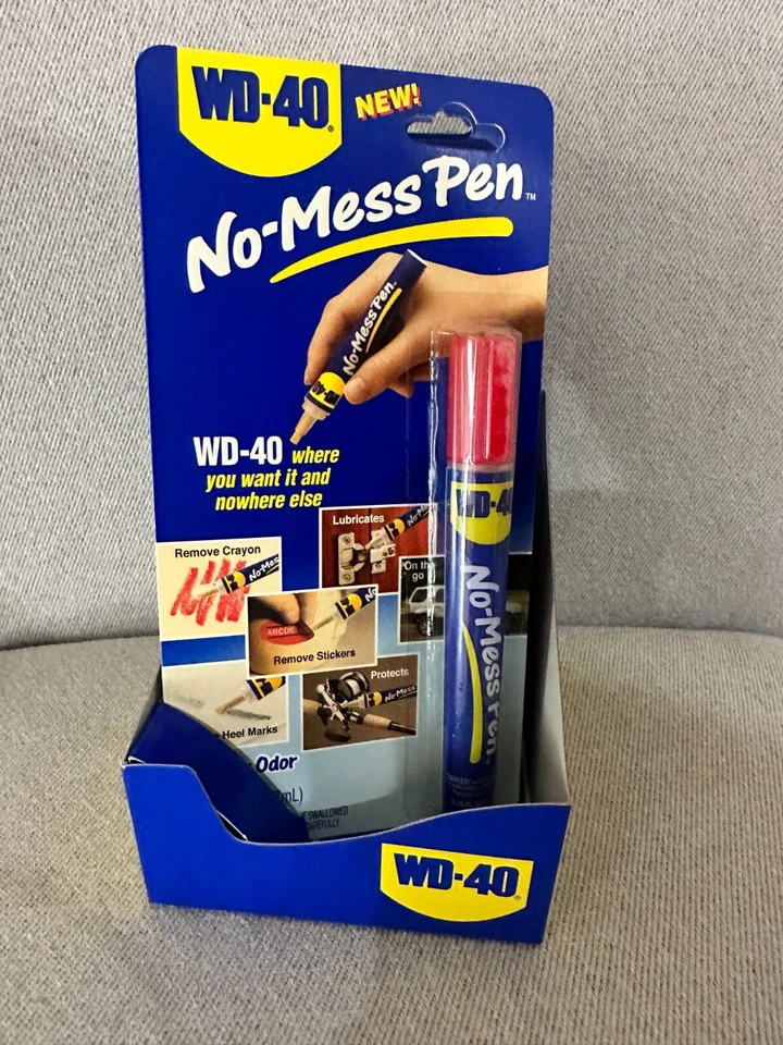 NOS WD-40 NO-MESS Pen Lubricates Protects Removes /Low Odor WP010-00 NEW 0.26 Oz - Image 1 of 1
