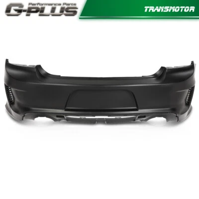 NEW Rear Bumper Cover Fascia Fit For 2015-2023 Dodge Charger w/ Side Vents - Image 1 of 4
