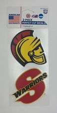 NCAA Stanislaus State Warriors 2-Piece Die-Cut Decal, 4" x 8" - Cal State
