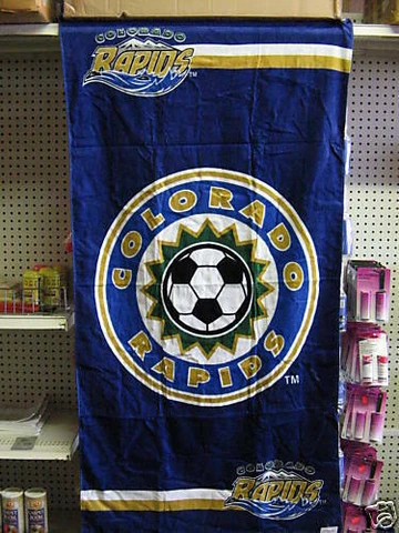 COLORADO RAPIDS MLS BEACH TOWEL 30" X 60" SOCCER Cover
