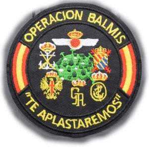 Operacion Balmis Covid Response Te Aplastaremos Espana Spanien Armee Bügelbild Patch - Bild 1 von 2