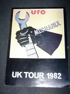 More details for ufo mechanix uk tour 1982 calendar phil mogg paul chapman peter way neil carter