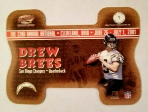 Drew Brees Rookie Card 2001 Pacific Browne Royale #1 Factory Numbered To /1000 - Picture 1 of 3