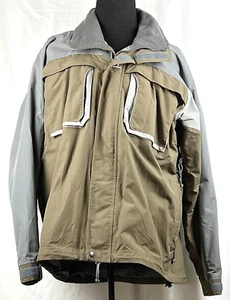 Helly Hansen Helly Tech Brown & Gray Weatherproof Jacket (No Hood) Men's XL - Picture 1 of 6