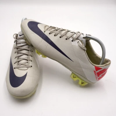 Nike Football Boots Men Size UK 6 Mercurial Vapor VII FG Granite Silver Vintage - Image 1 of 4