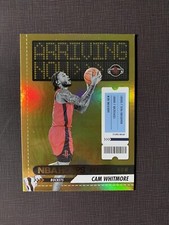 2023-24 Panini NBA Arriving Now GOLD FOIL Cam Whitmore #22 Houston Rockets Card!