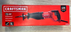 CRAFTSMAN Reciprocating Saw, 7.5 Amp, 3,200 RPM, Corded, High Speed Steel - Picture 1 of 13