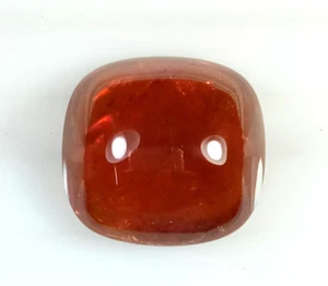 SPESSARTINE MANDARINE GARNET NATURAL 15.35 Cts BEAUTIFUL SQUARE CUSHION CABOCHON - Picture 1 of 3